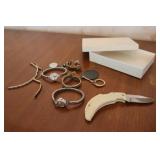 knife,ladies watches & items