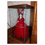 doll w/showcase