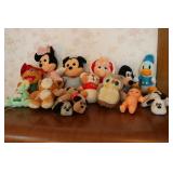 stuffed animals incl:disney