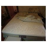 sleep number bed w/linens