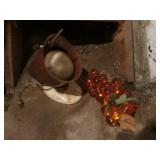 color wheel light & grape decoration.