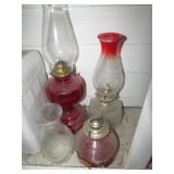 3 oil lamps