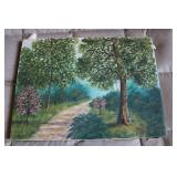 oil on canvas picture by Sylvester