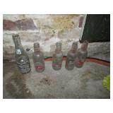 4 ole timer soda bottles anderson,muncie,IN