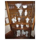 all glassware incl:milk glass
