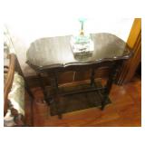 antique 6 legged lamp table