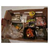 flat of costume jewelry