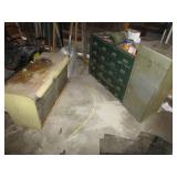 3 cabinets & contents inside them