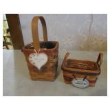 2 longaberger baskets