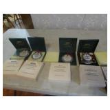 4 longaberger collectors club ornaments