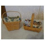 2 longaberger baskets