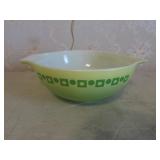 pyrex green bowl