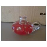 joe st.clair red candleholder