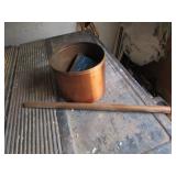 copper container & pipe