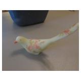 fenton hand painted bird