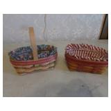 2 longaberger baskets