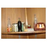soda bottles & items