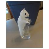 glass polar bear