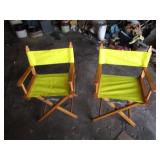 4 directors chairs