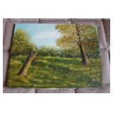 oil on canvas picture by Sylvester