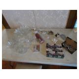 all glassware & items incl:basket