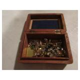 mens jewelry & wood box