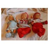 3 dolls