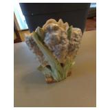 mccoy floral vase (has small chip on top)