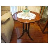 antique lamp table