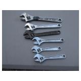 6 adjustable wrenches
