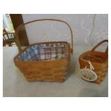 2 longaberger baskets