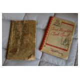 2 old cookbooks w/noblesville advertising