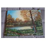 oil on canvas picture by Sylvester