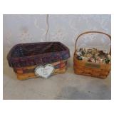 2 longaberger baskets