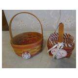 2 longaberger baskets