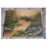 oil on canvas picture by Sylvester