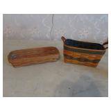 2 longaberger baskets
