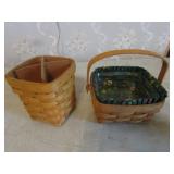 2 longaberger baskets