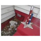 yard decorations & shepherd hook