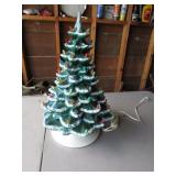 17" tall ceramic christmas tree