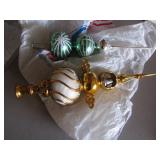 2 vintage christmas decorations