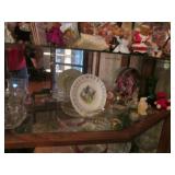 baby plate,glassware,figurines,bears & items