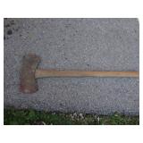 double pitted axe