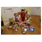 all bears & items incl:boyds