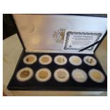 gold plated quarter set