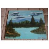 oil on canvas picture by Sylvester