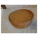 longaberger basket clock