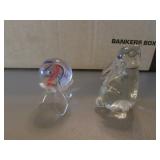 glass marble & rabbit