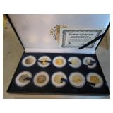 gold plated quarter set