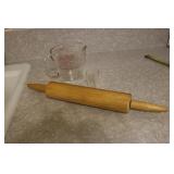 rolling pin & measure cups